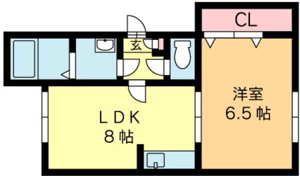 西１８丁目駅 徒歩10分 1階の物件間取画像